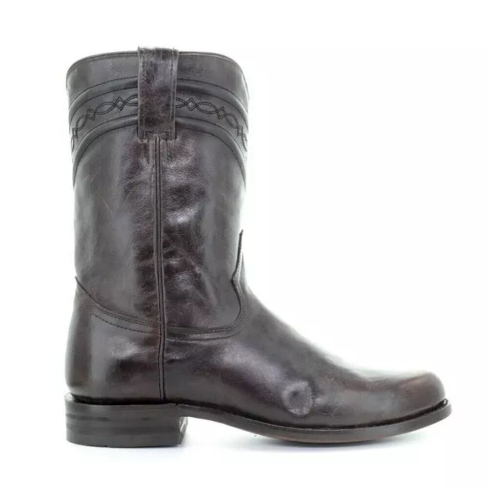 Corral Men’s Cowboy Boots Size 10 Chocolate Brown Leather Round Toe Western